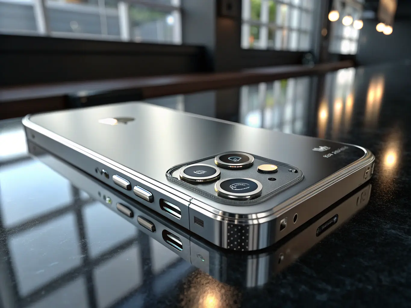 A sleek 3D rendering of a futuristic gadget with dynamic lighting and floating elements, representing AI-generated product photography for e-commerce and branding campaigns.